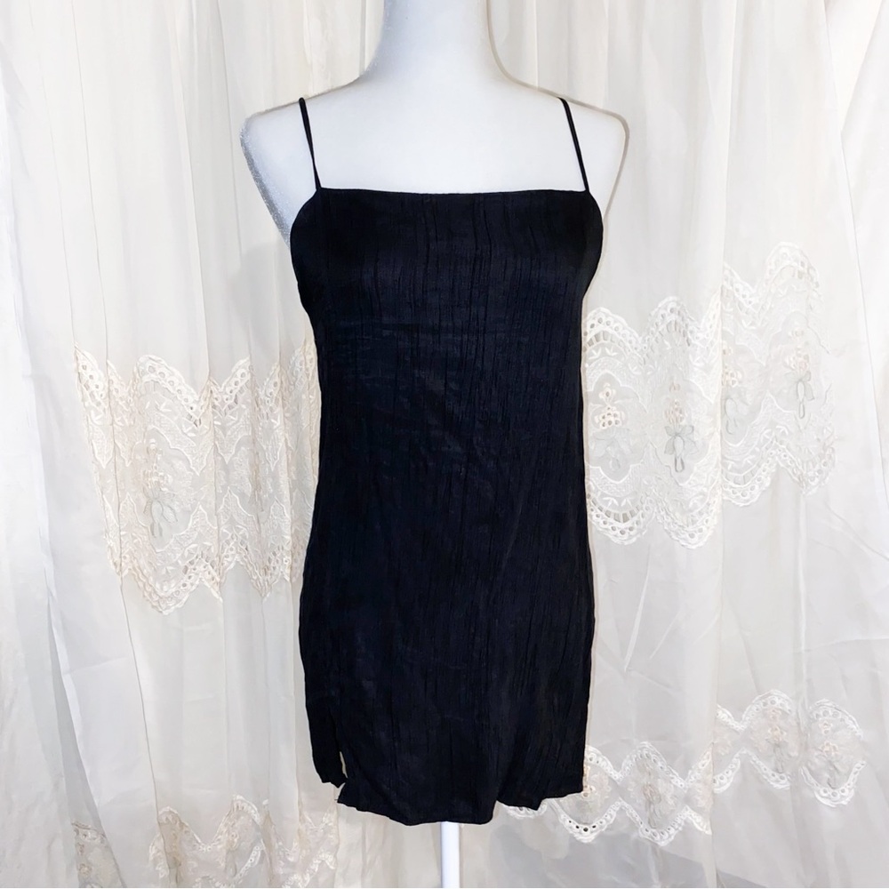 ZARA Simple Low-Back Minidress